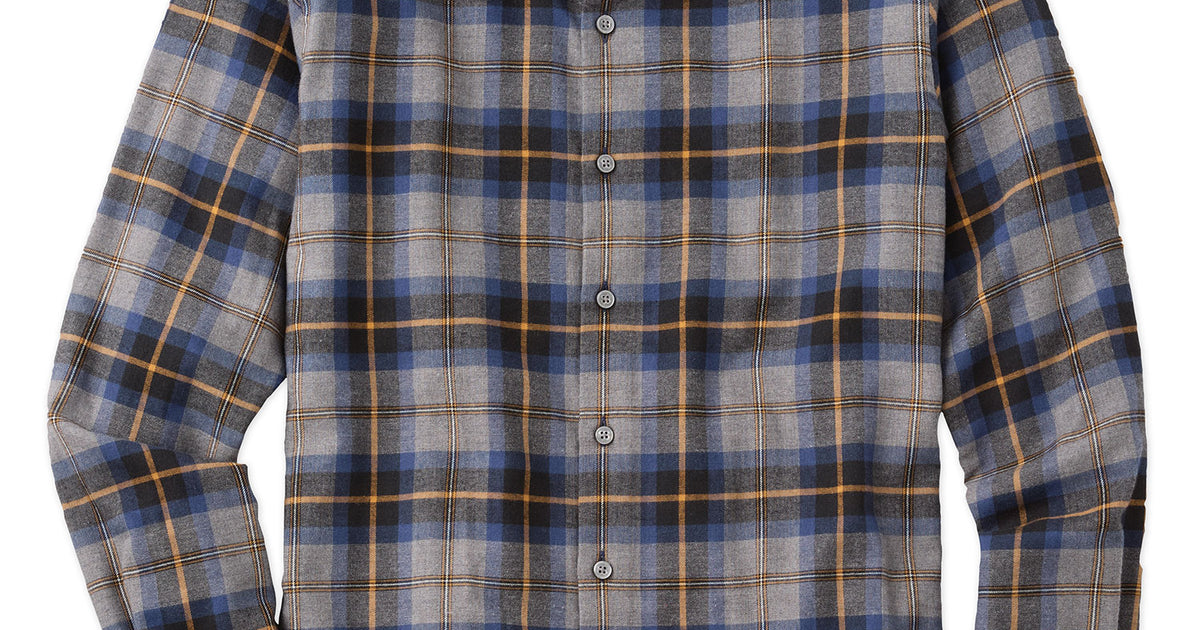 LUXE MELANGE PLAID SPORT SHIRT main image 0