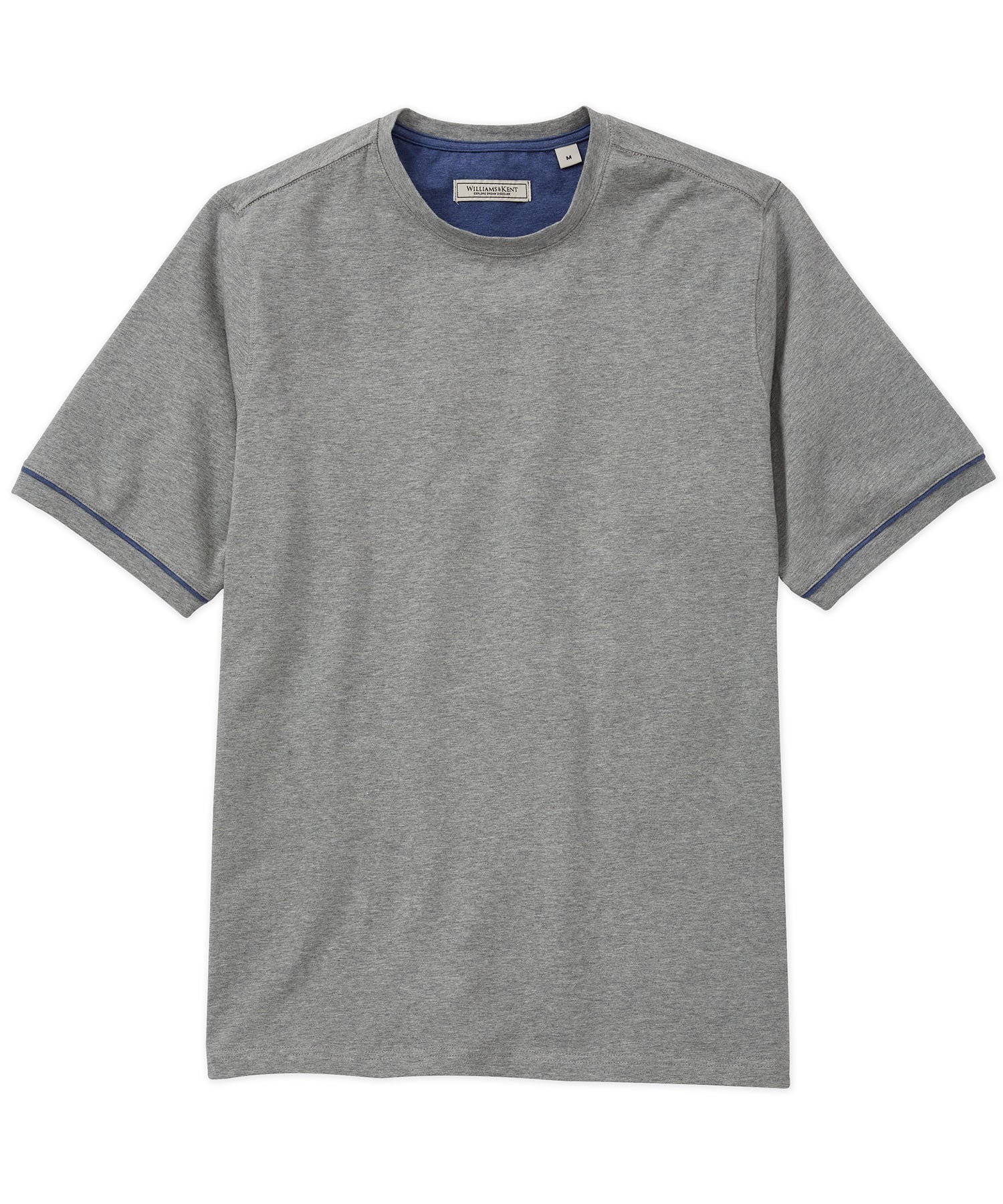 Heather Stretch Jersey Crewneck Tee