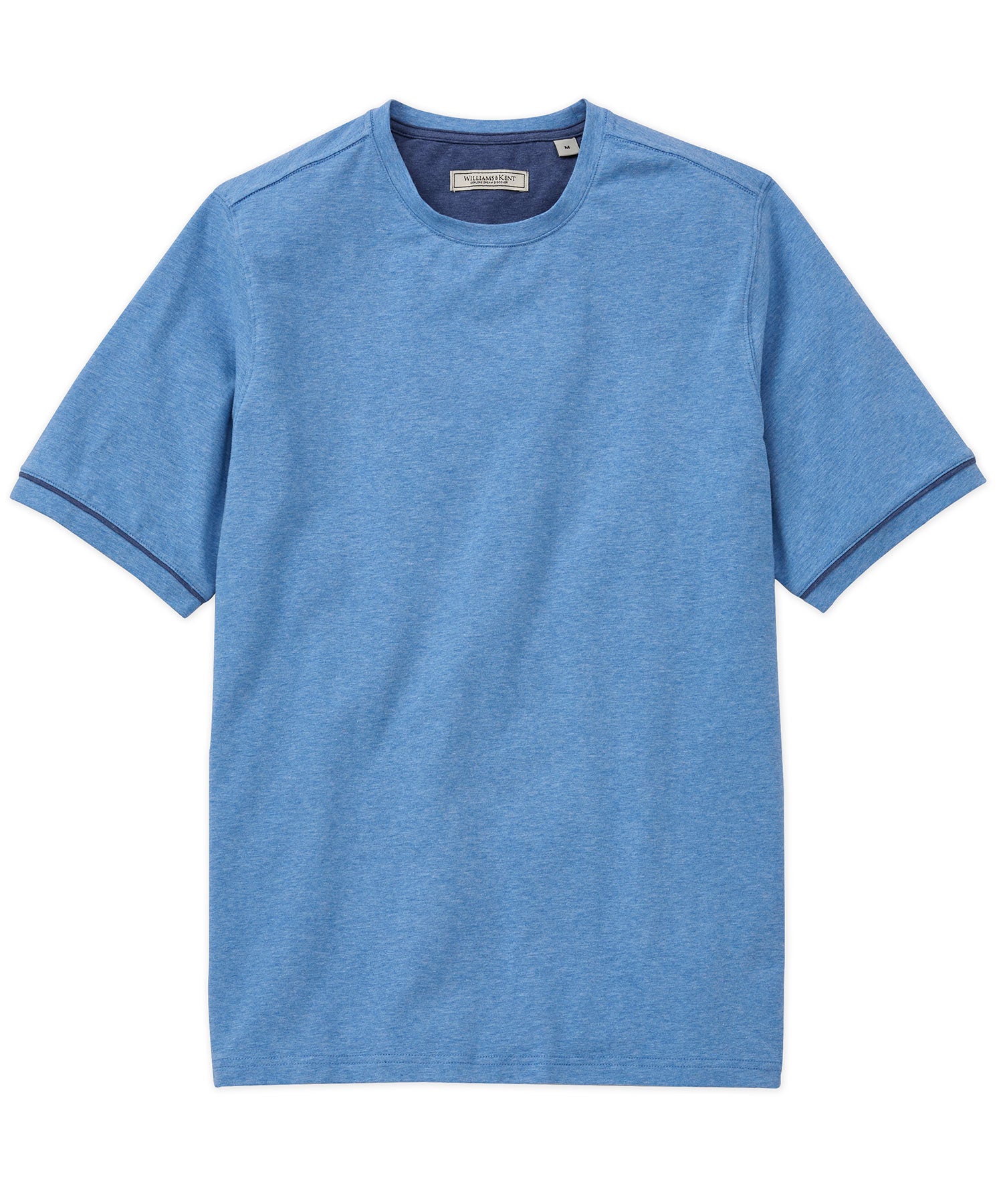 Heather Stretch Jersey Crewneck Tee