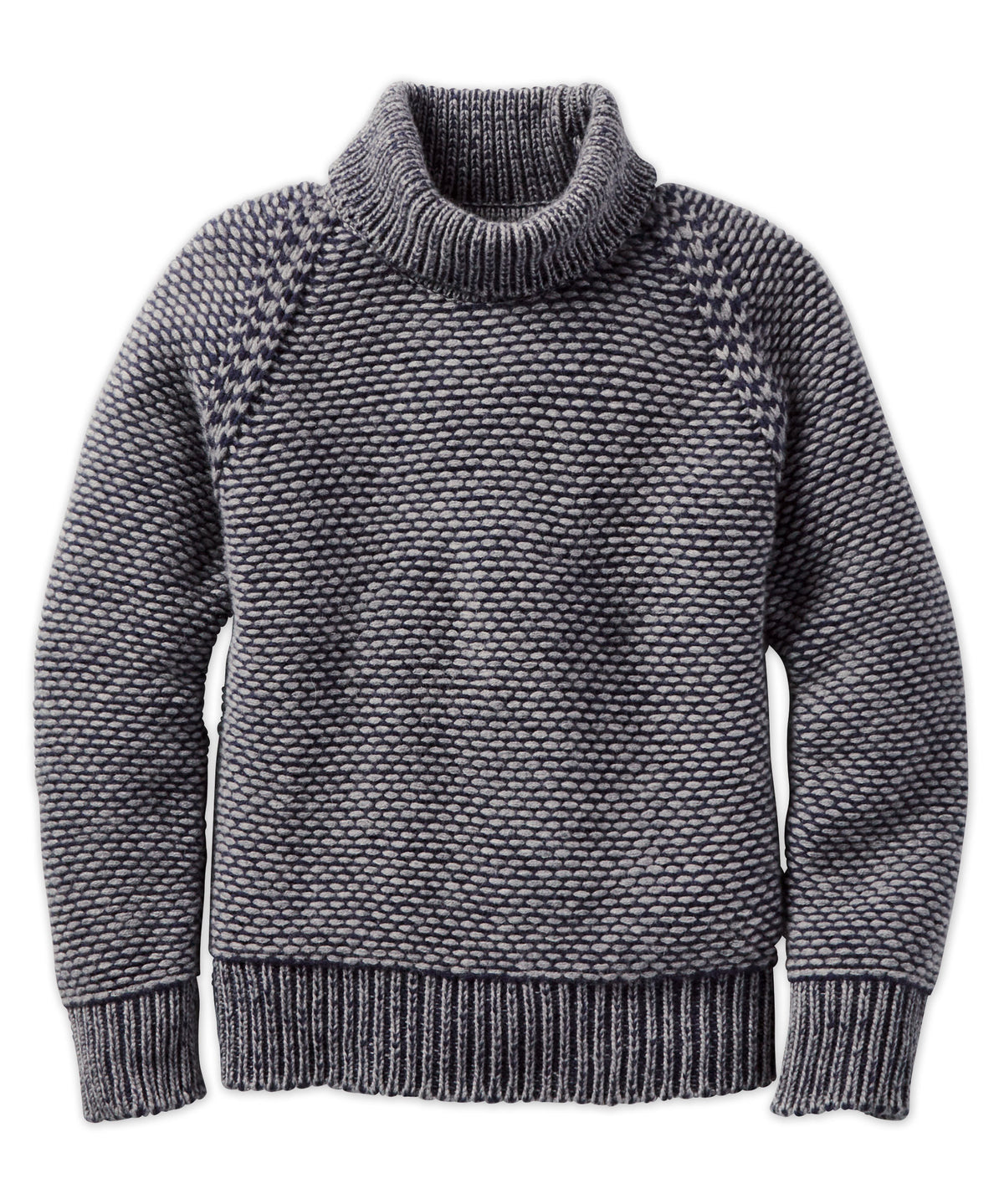 Cashmere Float Stitch Turtleneck Sweater