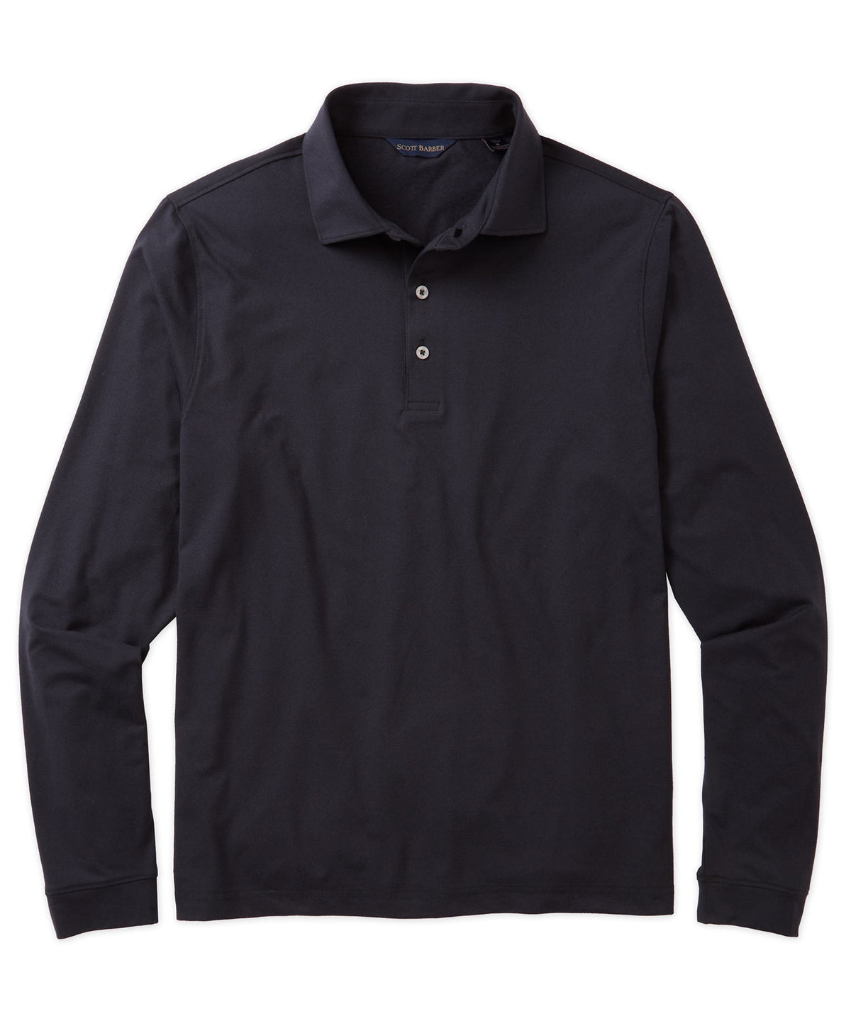 Tech Jersey Long-Sleeve Polo Shirt