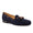 NAPLES Italian Kid Suede with Embossed Crocodile Tassel Loafer