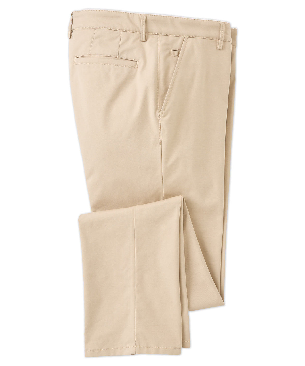 Techno Gab Flat-Front Trouser
