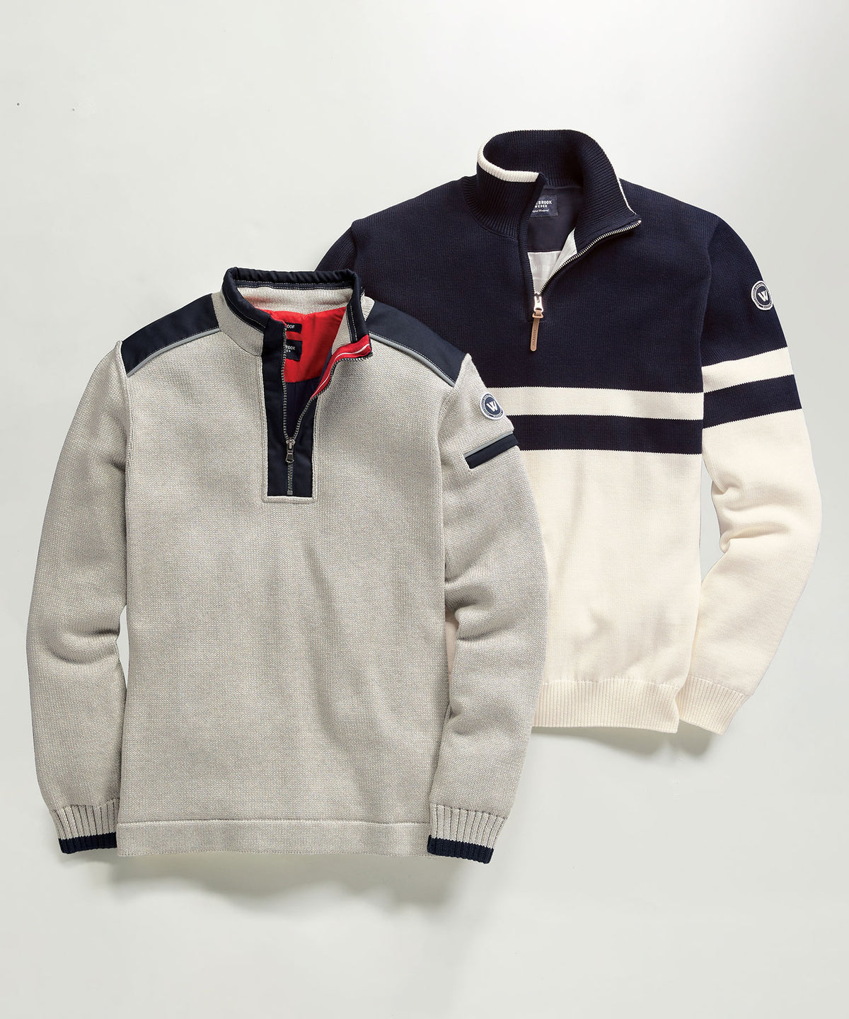 Samuel Windproof Cotton Quarter-Zip Sweater