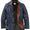 Washed Lambskin Car Coat with Contrast Placket