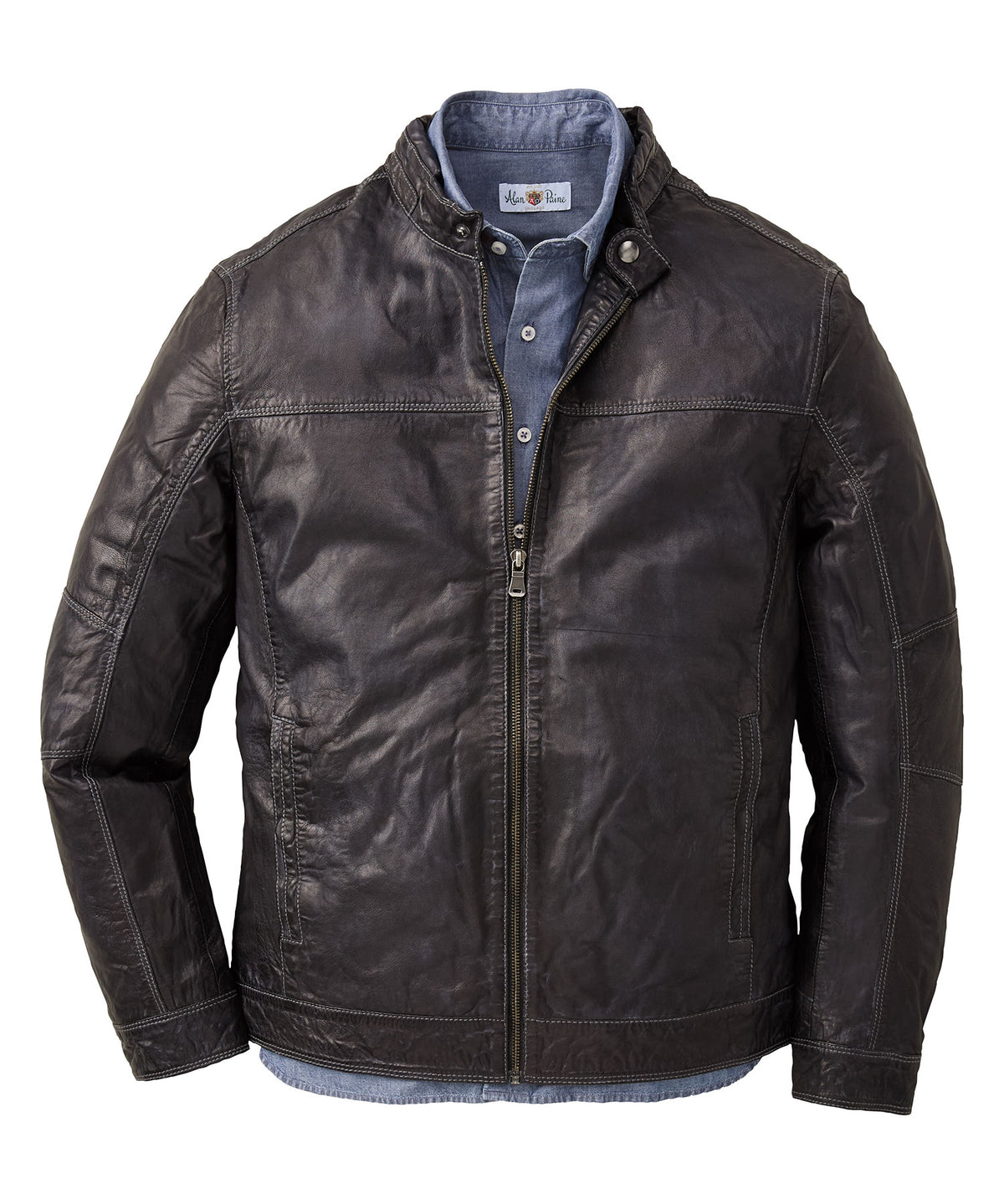 Vintage Motorcross Lambskin Leather Jacket