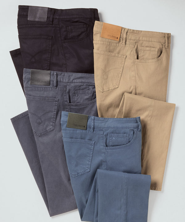 Jack of Spades High Roller Brushed Sateen 5-Pocket Pant - Williams & Kent