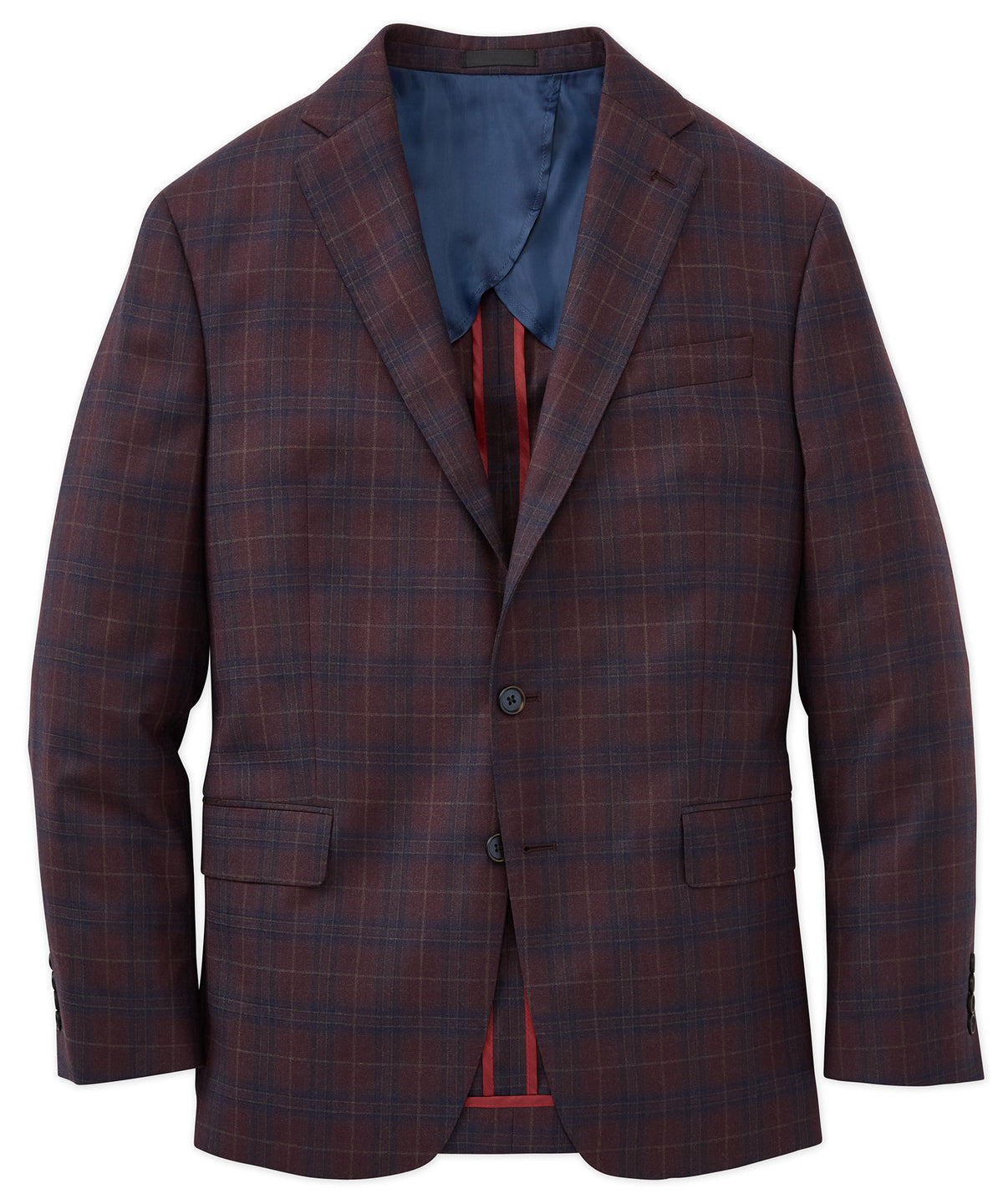 Windowpane Plaid Wool Sport Coat – Williams & Kent