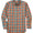 Cotton-Wool Box Plaid Long Sleeve Sport Shirt