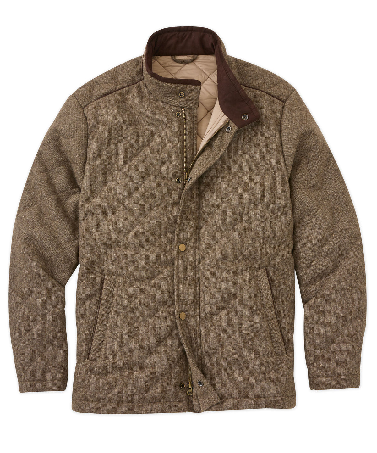 Quilted Wool-Blend Jacket