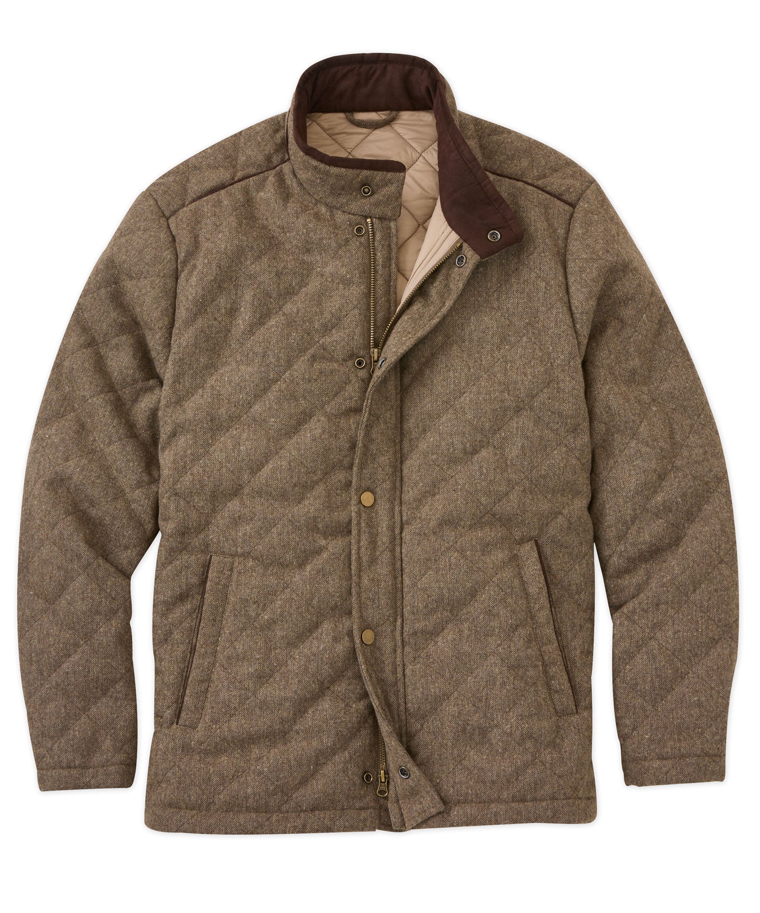 Quilted Wool-Blend Jacket - Williams & Kent