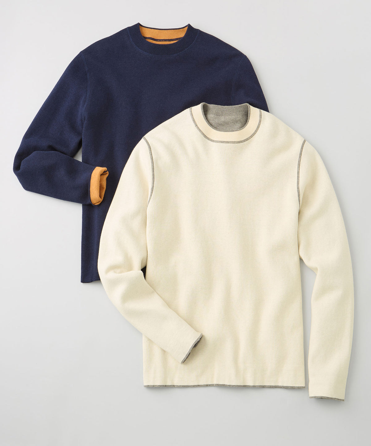 Reversible Cotton-Cashmere Sweater