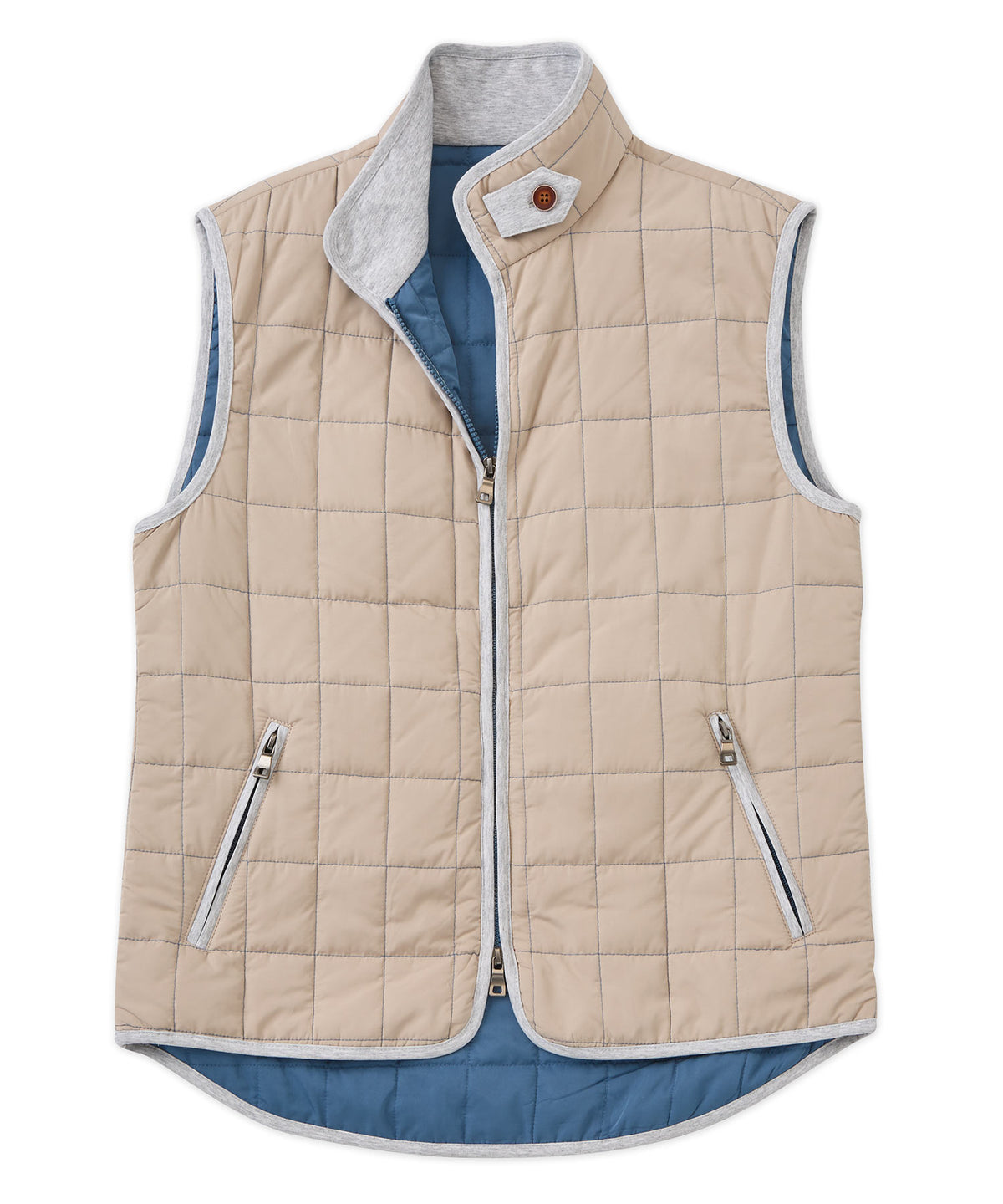 Box-Quilted Vest