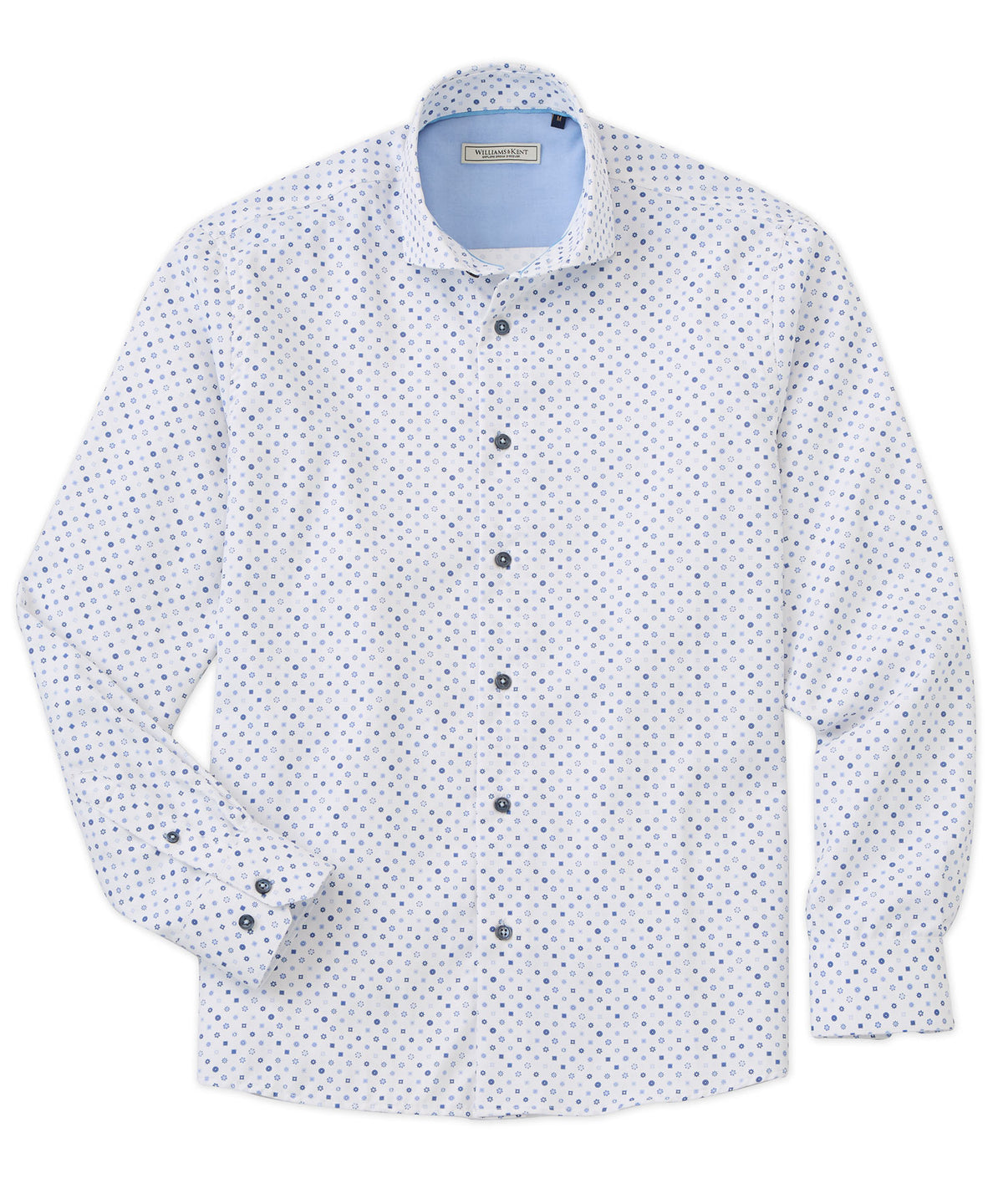 Foulard Print Long Sleeve Sport Shirt