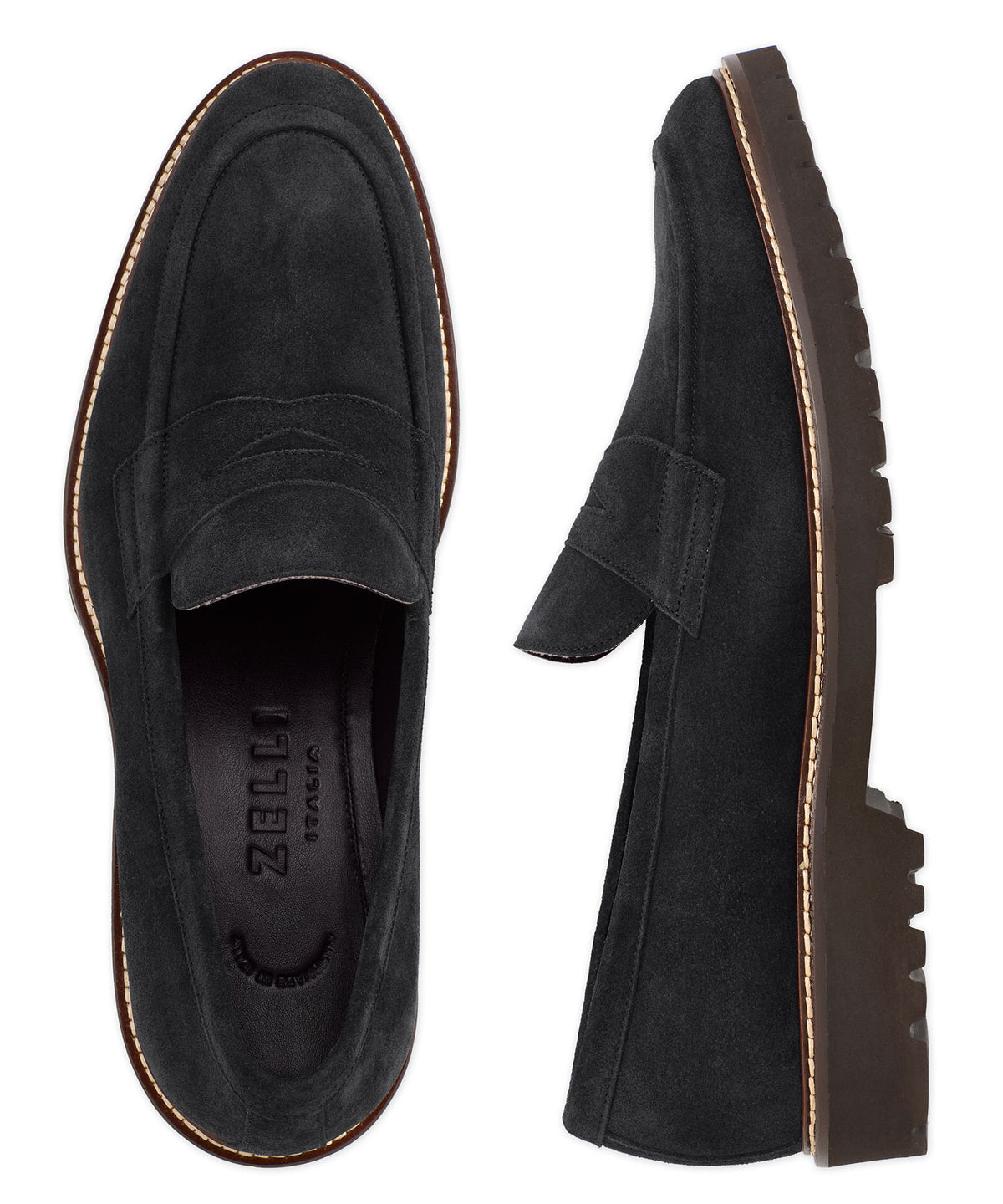 ROMA Countryside Suede Lug Sole Loafer