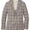 Wool-Cotton-Linen Slub Plaid Sport Coat