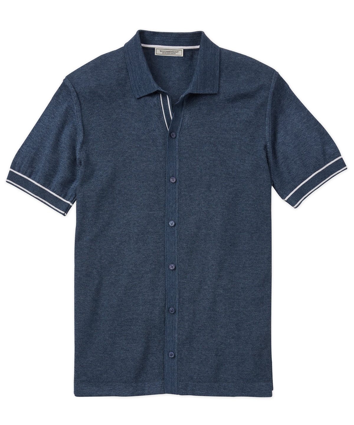 Piqué Short-Sleeve Sport Shirt With Tipping