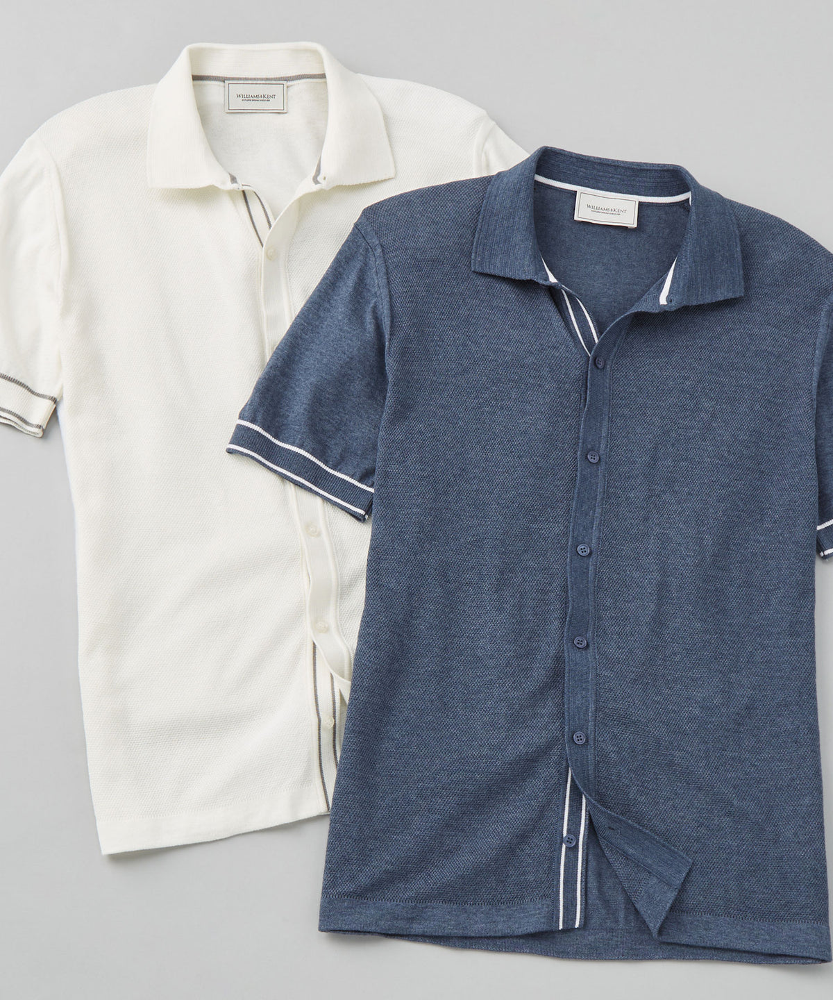 Piqué Short-Sleeve Sport Shirt With Tipping