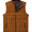 Goat Suede Channel-Quilted Vest