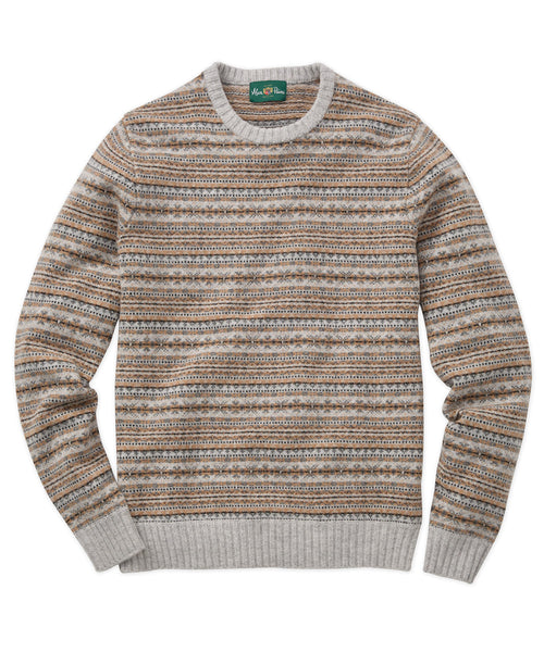 Fair Isle Crew Neck Sweater – Williams & Kent