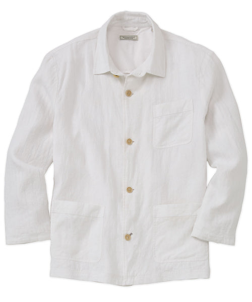 Linen Chore Coat For Lightweight Layering – Williams & Kent