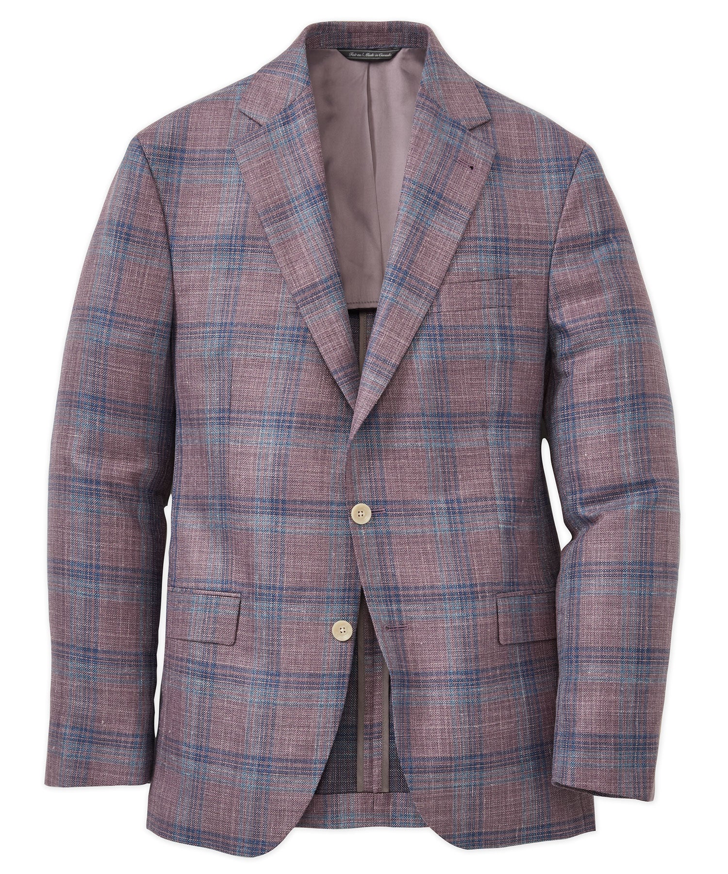 Mens Classic Wool Feel Blazer Sports Coat in Medium Grey