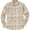 Large Tonal Plaid Long-Sleeve Linen Sport Shirt