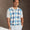 Argyle Front Short-Sleeve Polo Shirt