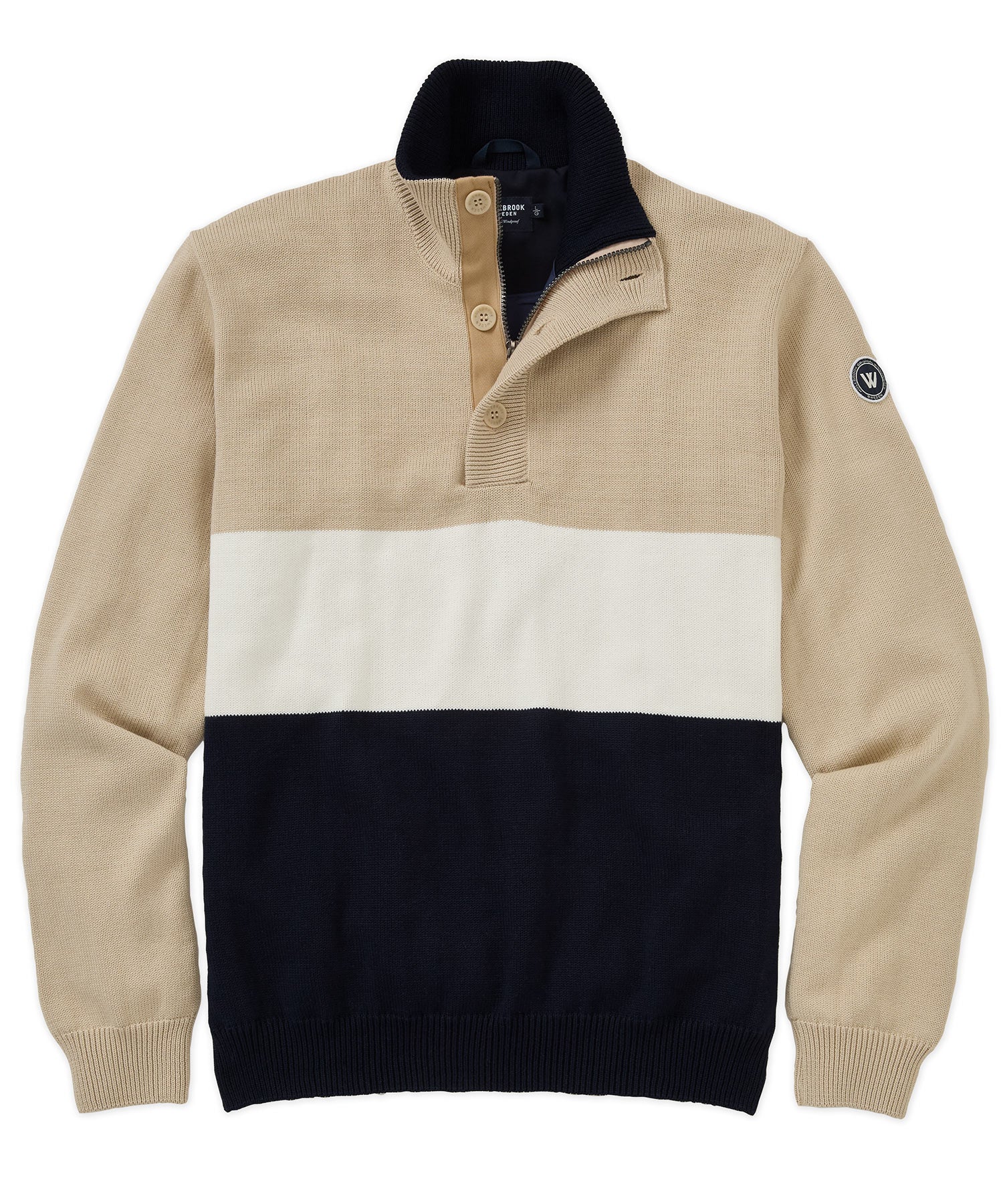 Ingvart Windproof Quarter-Zip Turtleneck Sweater – Williams & Kent