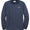 American Flag Embroidered Long Sleeve Pima Mock Shirt
