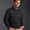 Non-Repeat Stripe Crewneck Sweater