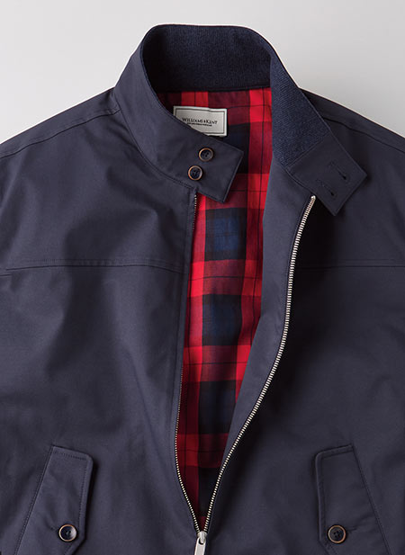 Golf Jacket with Plaid Lining