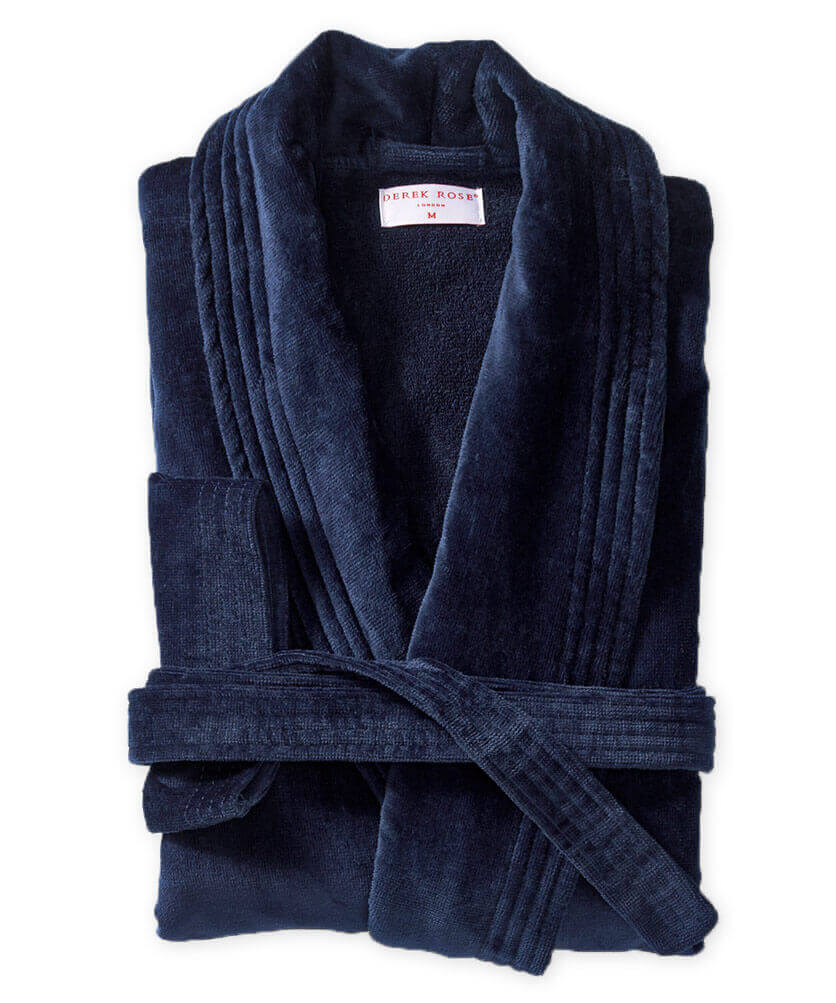 Derek Rose Luxury Velour Bathrobe