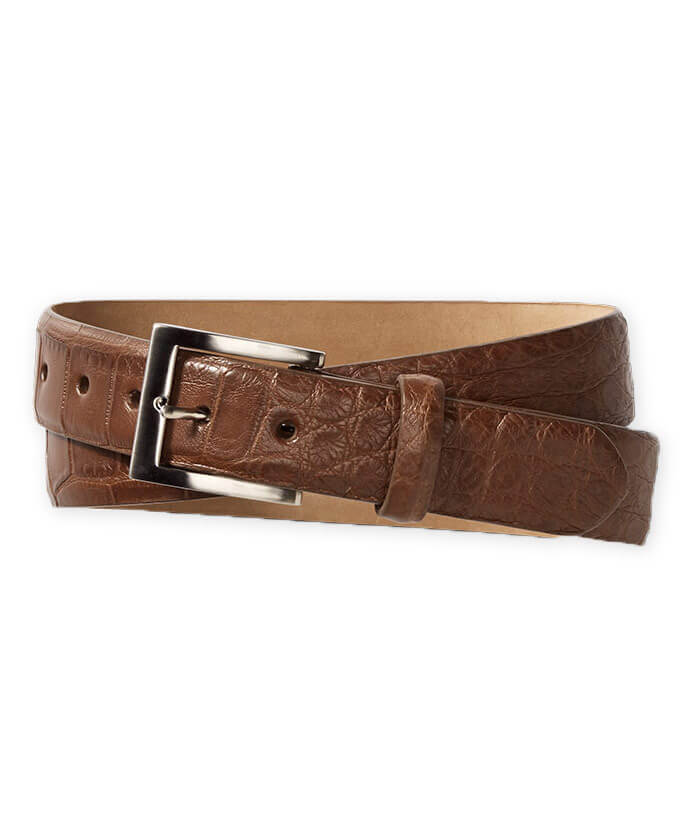 W. Kleinberg Matte Alligator Belt