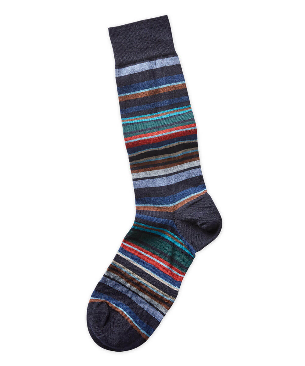 Pantherella Wool Blend Stripe Socks