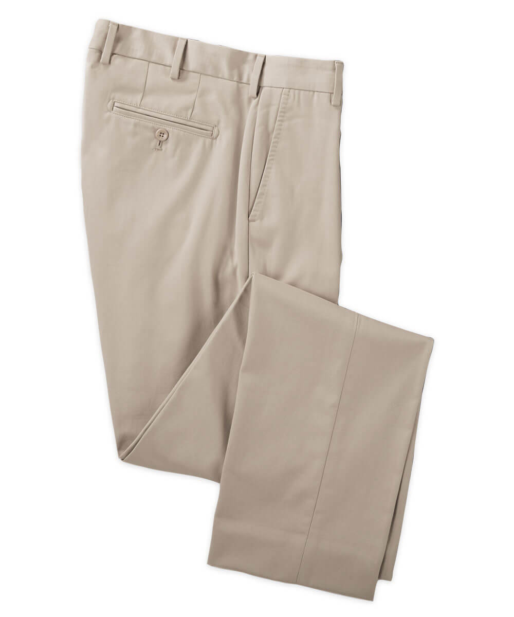 Henry Sage Ultimate Pima Flat-Front Trouser