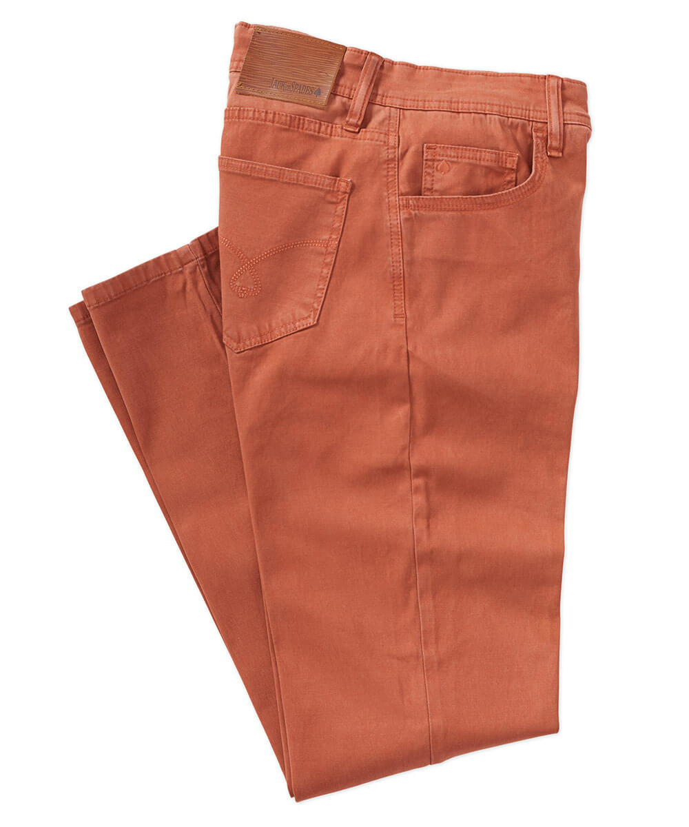 Jack Of Spades Brushed Sateen 5-Pocket Pant