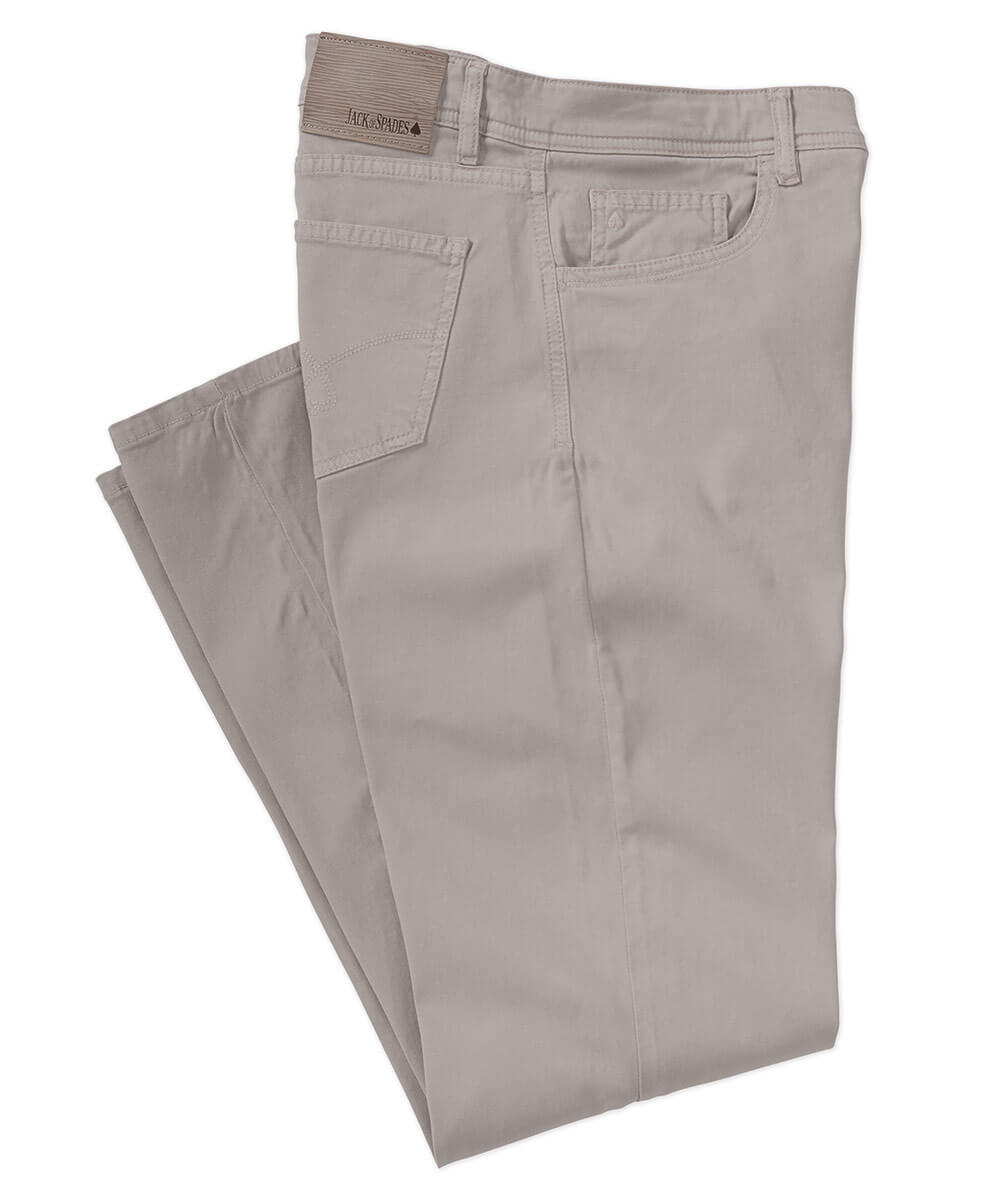 Jack Of Spades Brushed Sateen 5-Pocket Pant