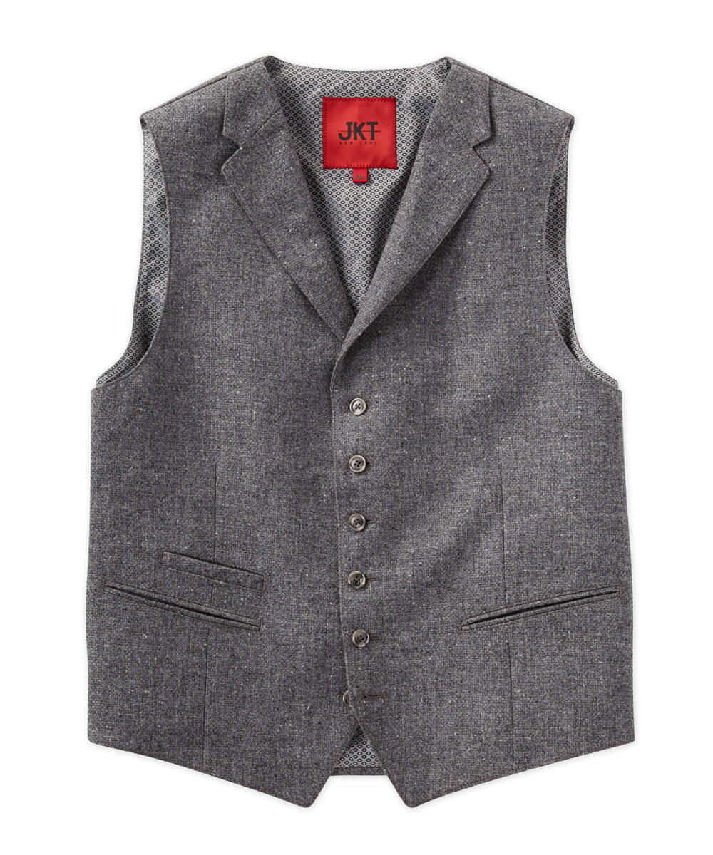 Regis Basket Tweed Tailored Vest