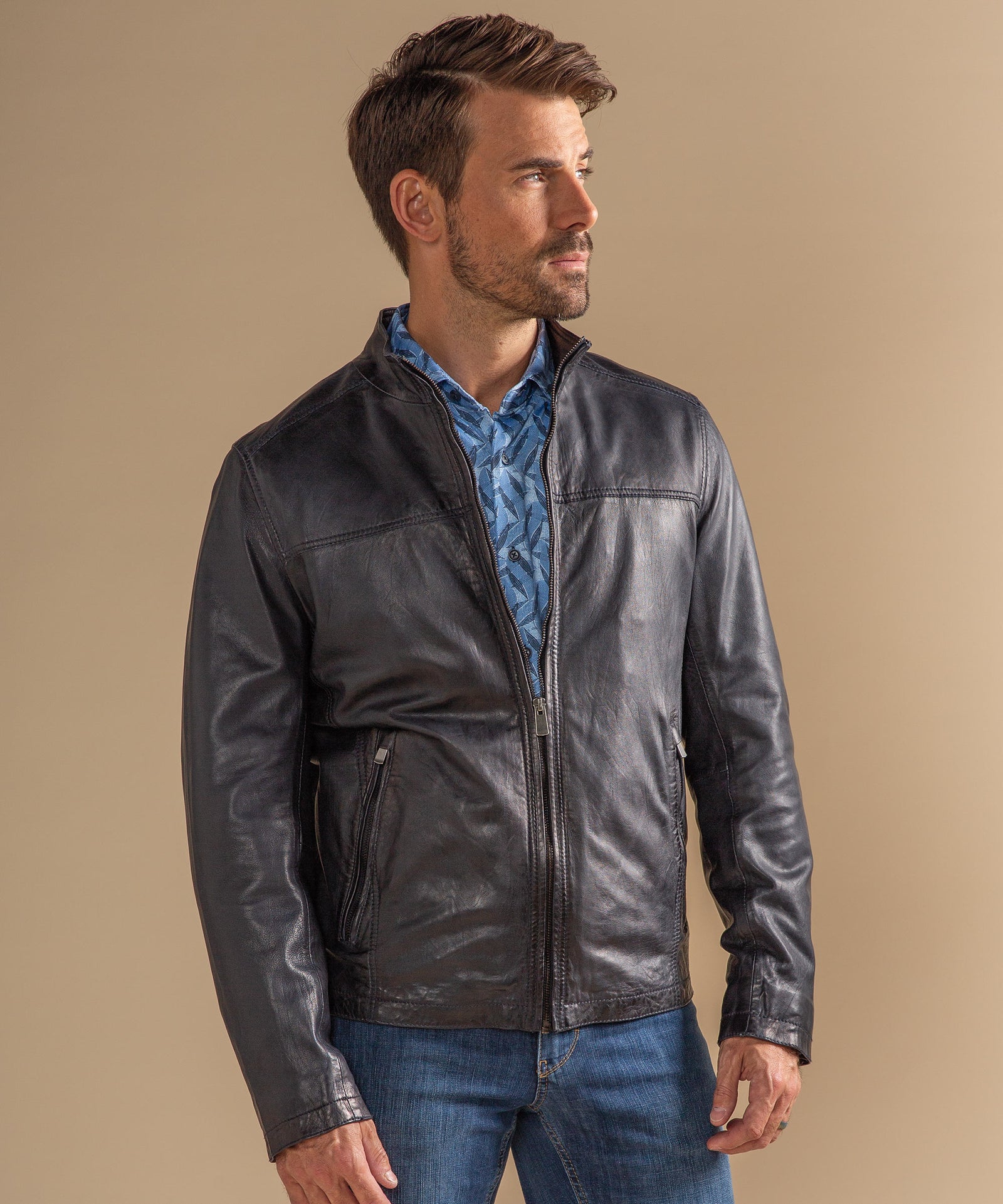 Men's Leather & Suede Jackets - Williams & Kent