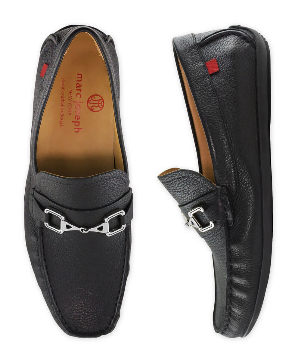 Marc Joseph Parc Ave Grained Leather Loafer