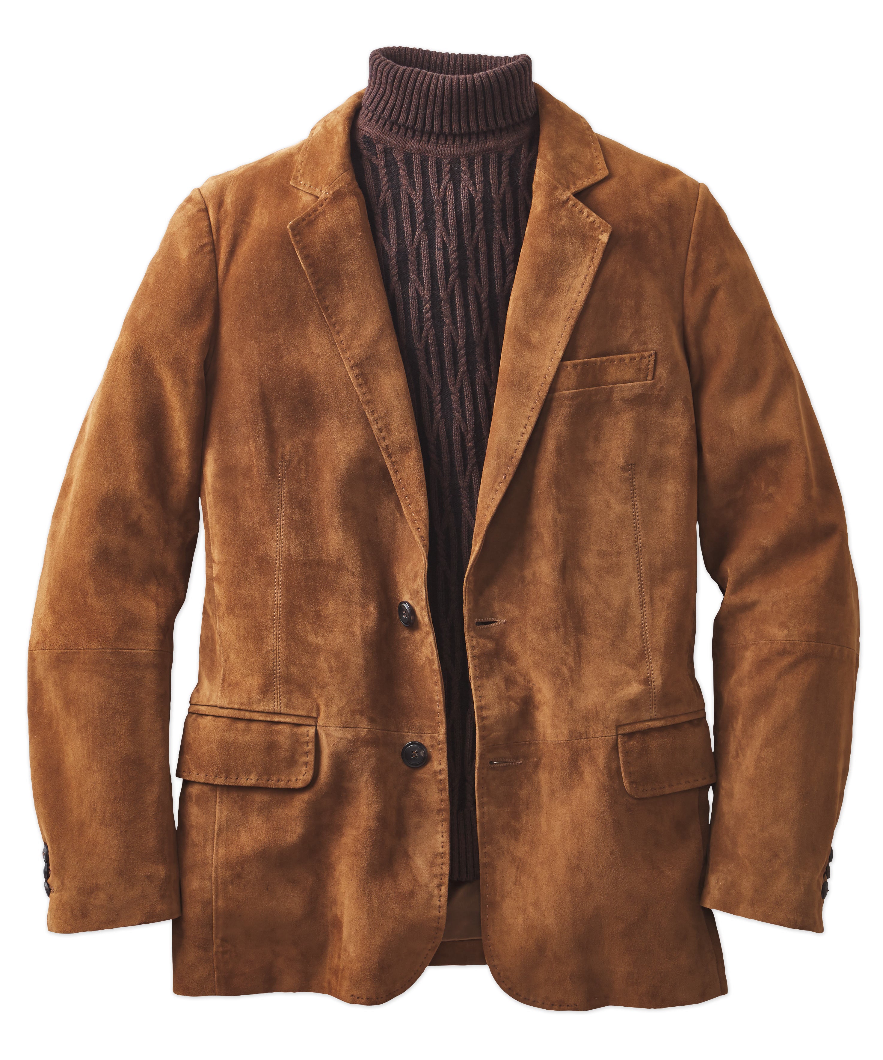 Goat Suede Hybrid Jacket - Williams & Kent