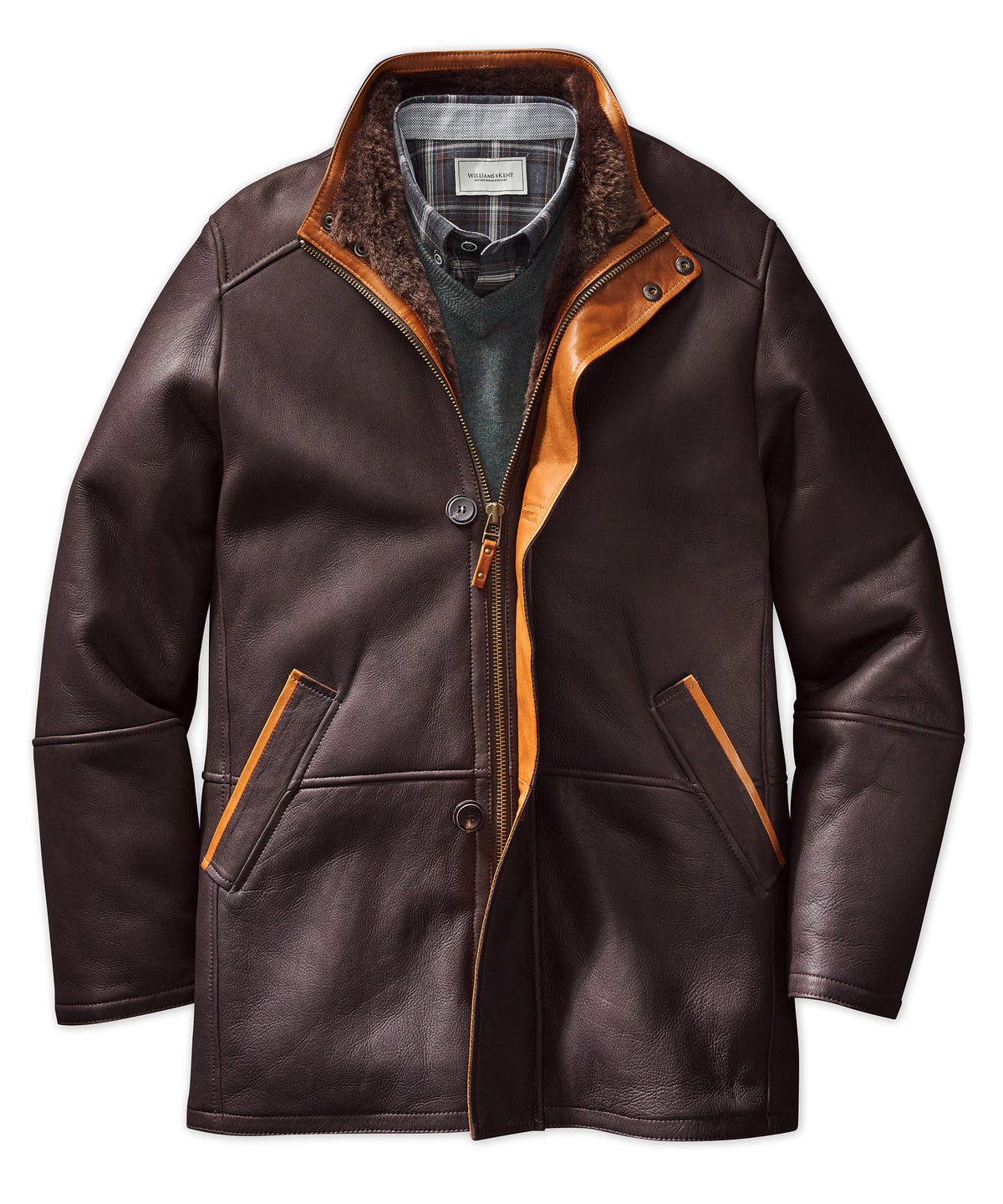 Genuine Shearling Car Coat