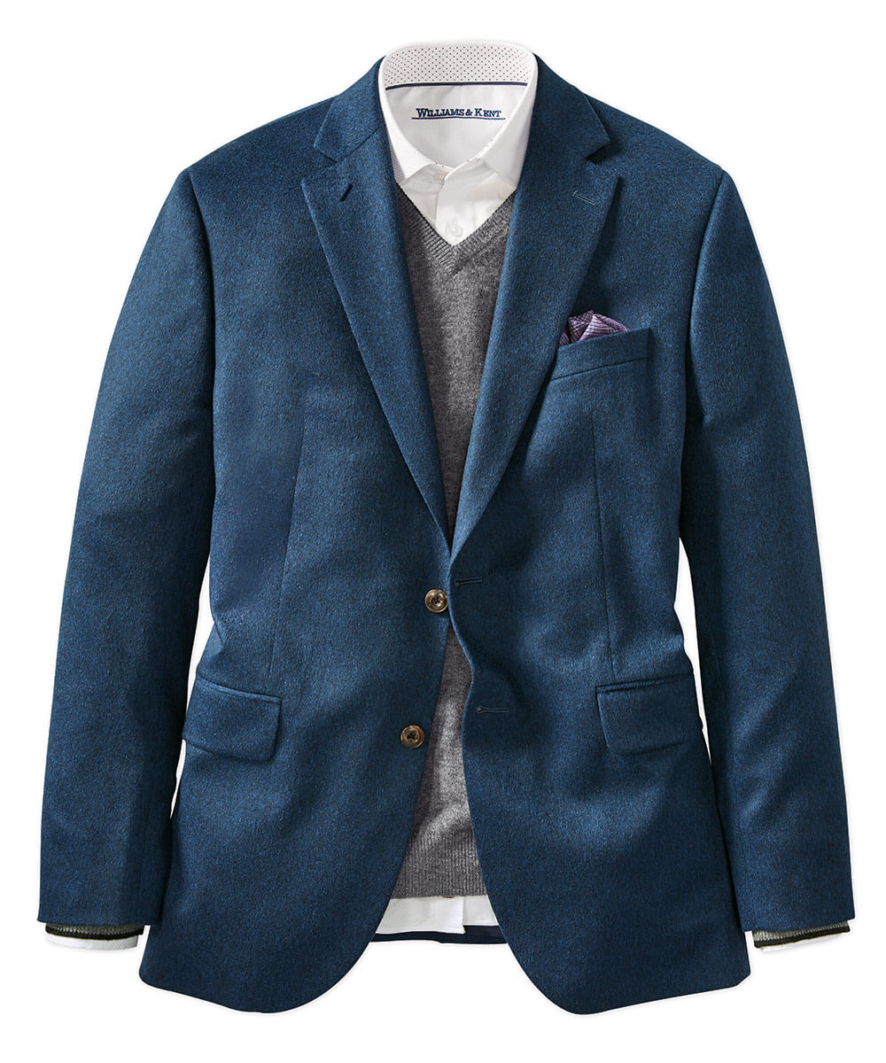 100% Cashmere Blue Sport Coat