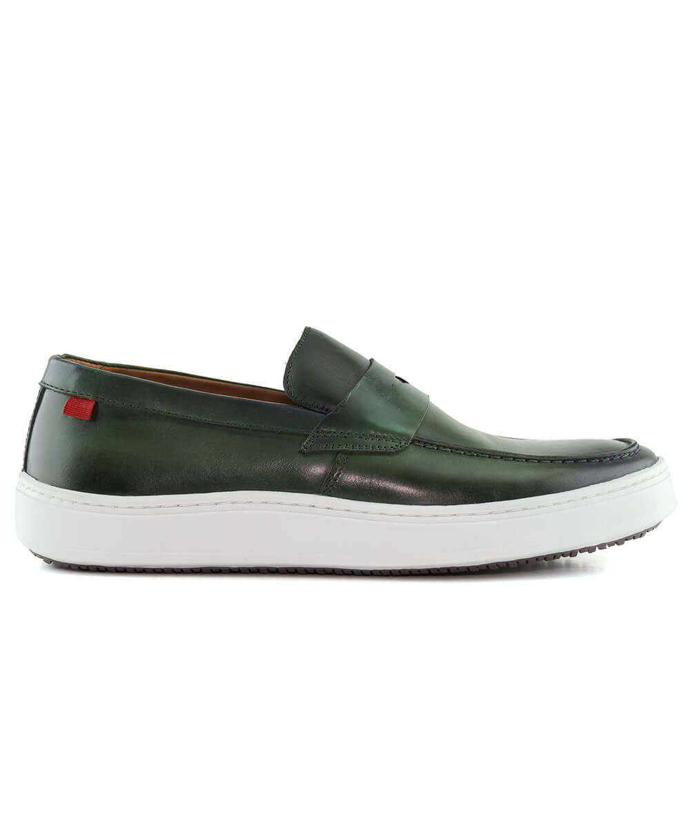 Marc Joseph Brushed Nappa Penny Loafer