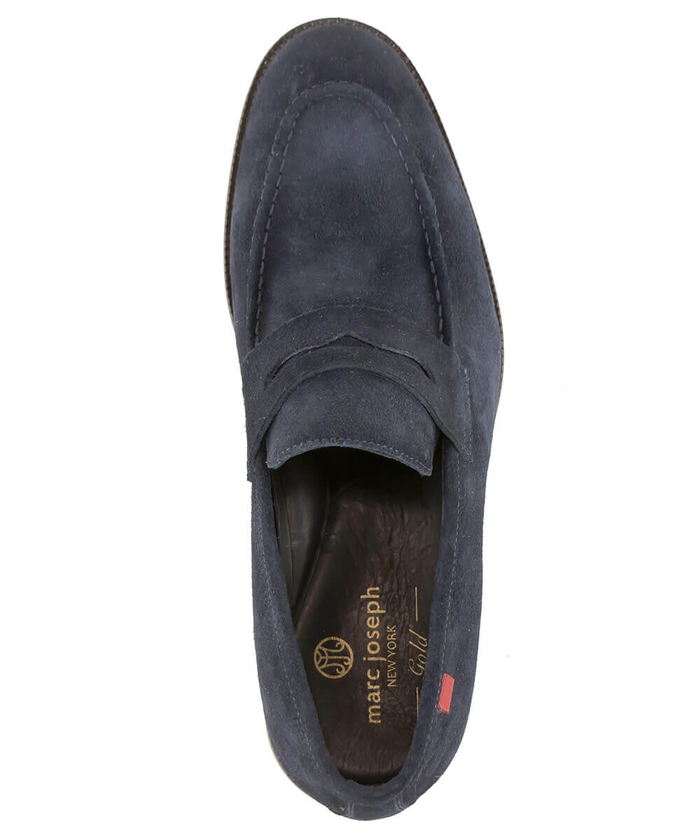 Marc Joseph Kid Suede Penny Loafer