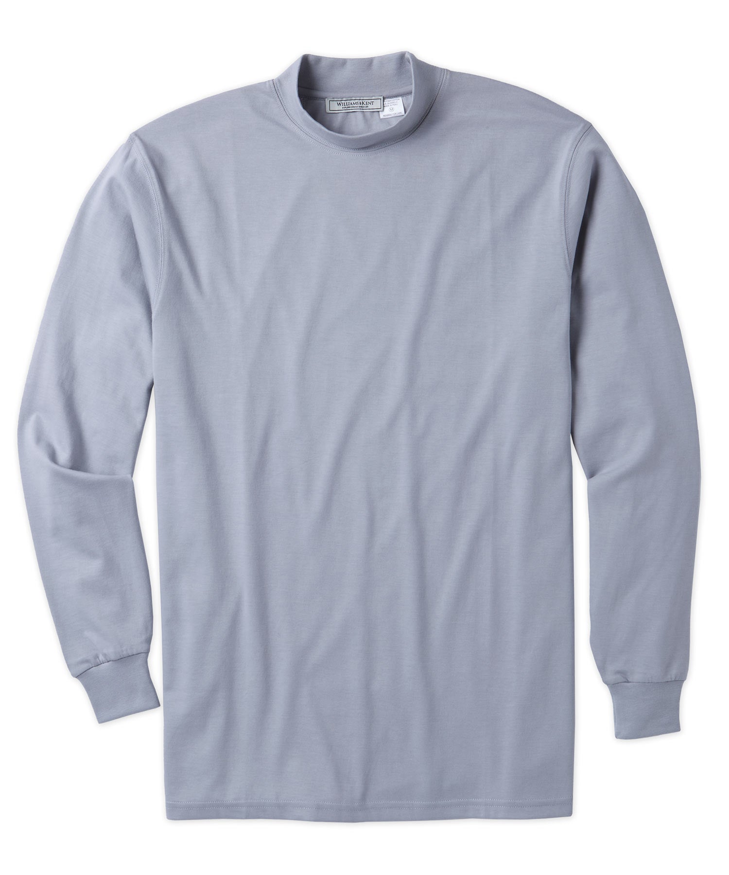 Pima Cotton Mock Neck Pullover - Williams & Kent