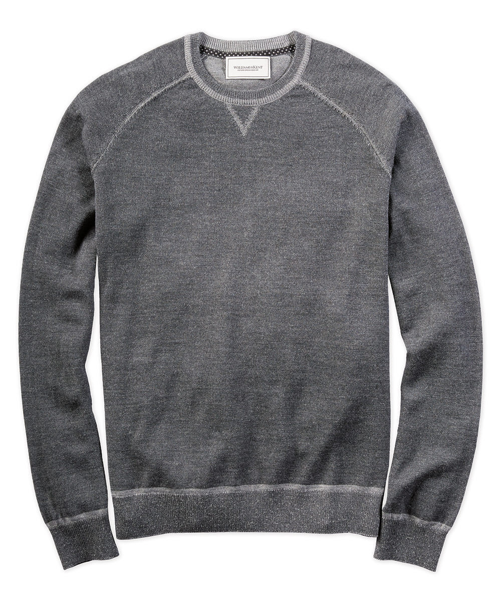 Merino Wool Raglan Crew Sweater
