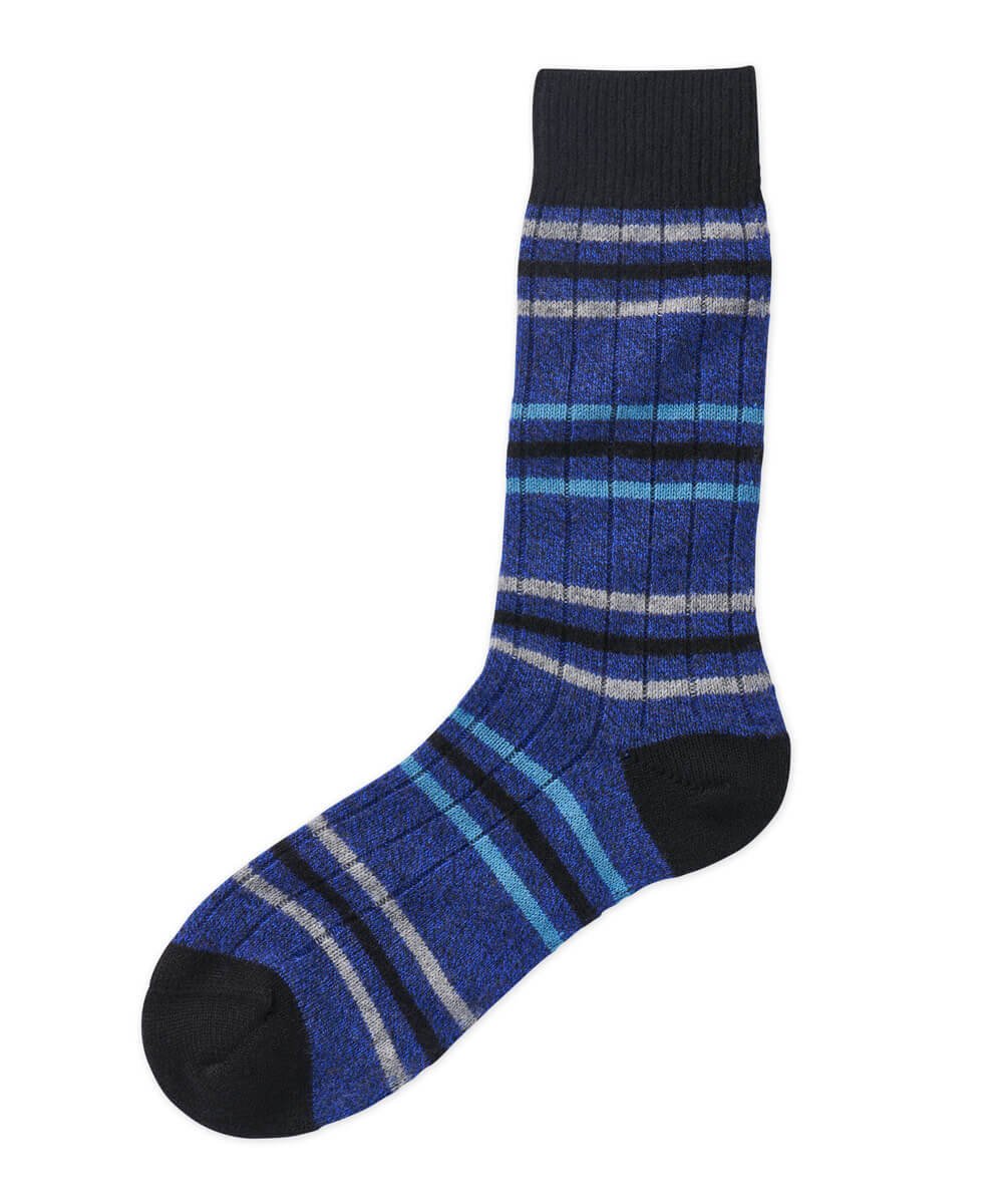 Pantherella Cashmere Stripe Socks