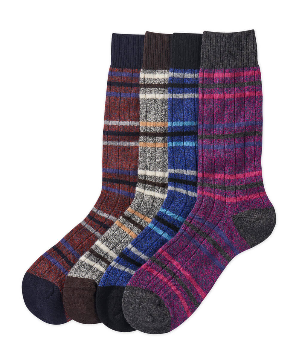 Pantherella Cashmere Stripe Socks